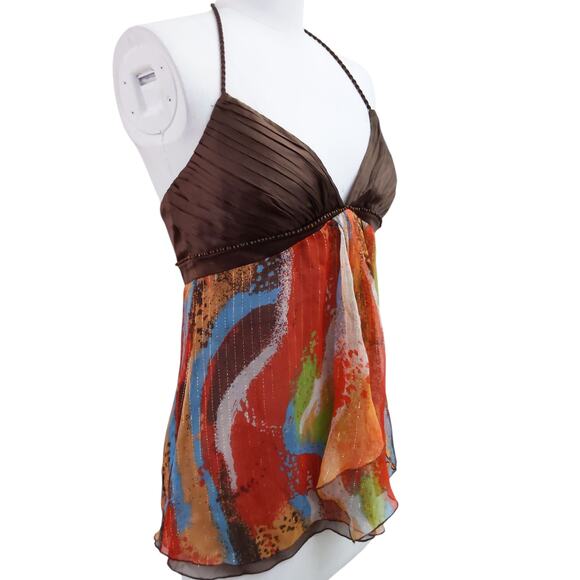 Bebe Y2k Vintage Silk Tank Top - Picture 5 of 16